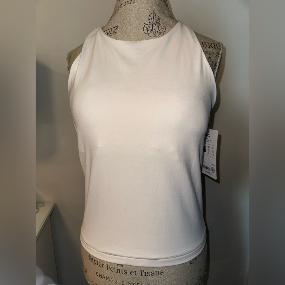 New Athleta Transcend Built-In Bra Tank Magnolia L Compression Support Tank NWT - Picture 8 of 8
